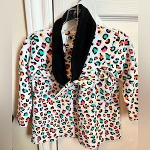 Little Me Cheetah Print Top with Headband